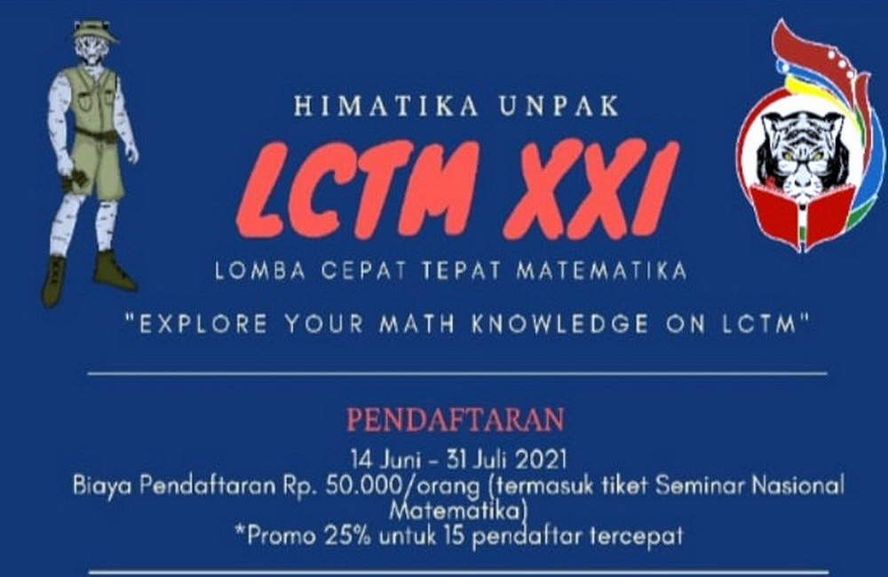 LCTM XXI Lomba Cepat Tepat Matematika Ke-21